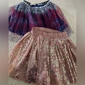 Designer skirt bundle - Huxbaby Pink and Gold Skirt and Baby Sam both size 4